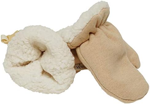 Sherpa Lined Fleece Baby Mittens for 024 Months