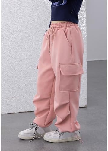 Stylish Wide Leg Cargo Pants for Girls 4-14