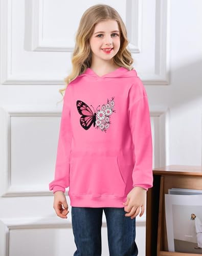 Cudtum Girls Long Sleeve Hoodie with Pocket