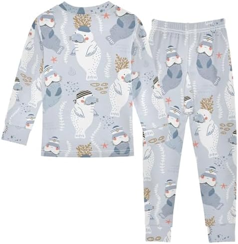 WIFIU Pajama Sets Ultra Soft Cozy 2-Piece Sleepwear for Kids