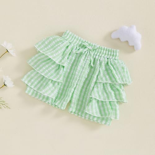 Adorable Pink Ruffled Shorts for Baby Girls