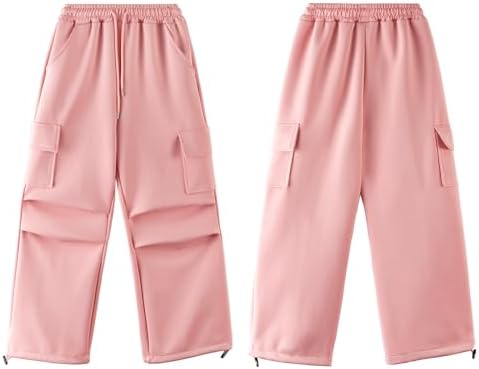 Stylish Wide Leg Cargo Pants for Girls 4-14