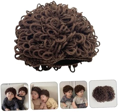 Cute Knitted Wig Hat for Boys and Girls
