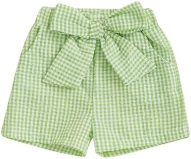 Biayxms Toddler Gingham Shorts
