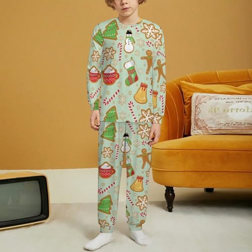 MEIKKO Christmas Kids Pajama Set Boys Girls