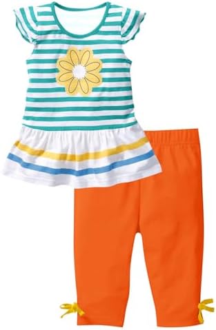 Cute Summer 2-Piece Outfits for Girls - Set 1-10