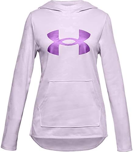 Premium Fleece Big Logo Printed Hoodie Stayed-In Fit Under Armour