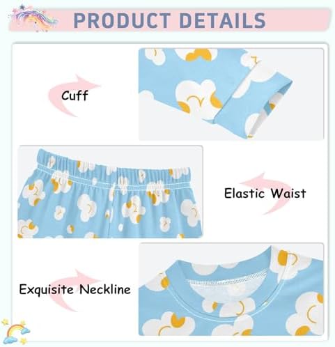Comfort Pajama Sets Soft Cotton 2-Piece Sleepwear for Kids