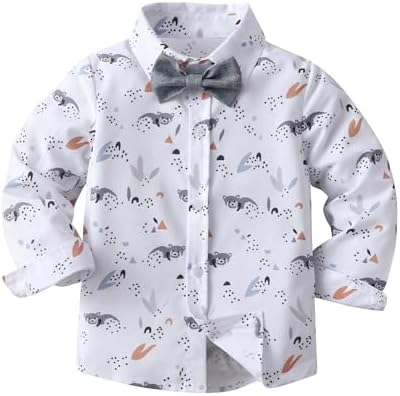 Boarnseorl Boys Outfit Set for 3-7 Years