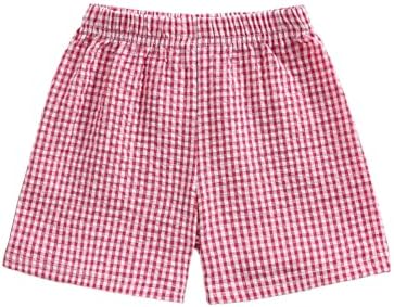 Gingham Plaid Toddler Shorts - Trendy Comfortable