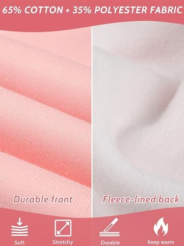 Resinta 3-Pack Fleece Sweatpants for Toddler Girls