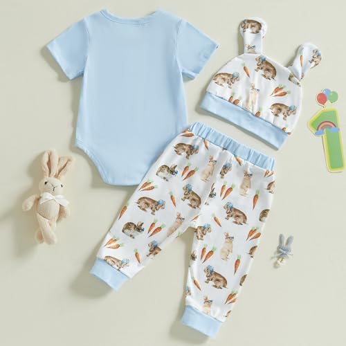 Easter 3-Piece Romper Pants Bundle for Baby