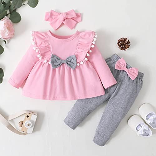 Toddler Girls Cotton-Blend T-Sweatshirt Cargo Pants Set