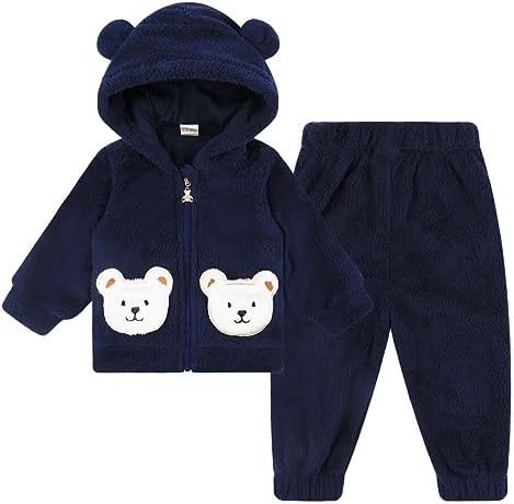 Adorable Winter Fleece Set for Newborn BabyBoy Girl