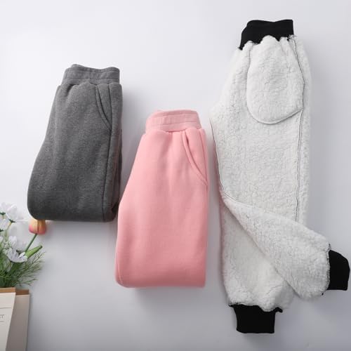 Warm Cozy Fleece Joggers for Kids