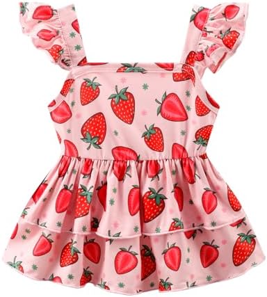 Akyzic Little Girls Summer Outfit