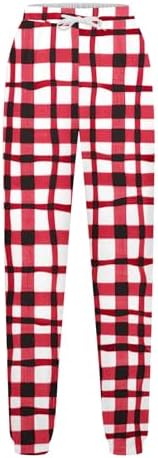 Teen Girls Plaid Joggers