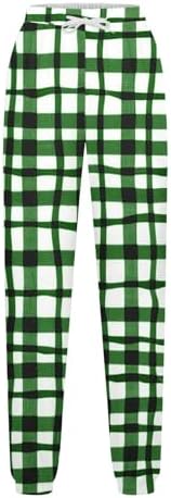 Generic Plaid Summer Joggers Pants for Teens