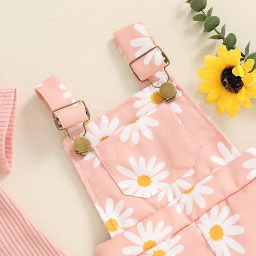 Newborn Summer Romper Overalls Set for Girls
