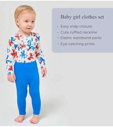 EASWEET Bamboo Viscose Baby Outfits for Winter Fall