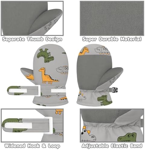 Olreco Toddler Mittens Waterproof snow mittens for Baby