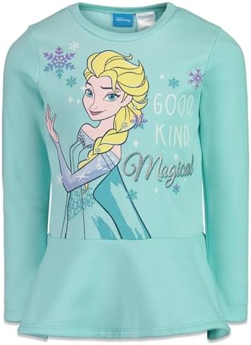 Disney Frozen Princess Anna Elsa Baby Girls Outfit Set