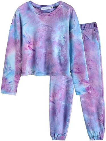 Arshiner Girls Tie-Dye Outfits Set