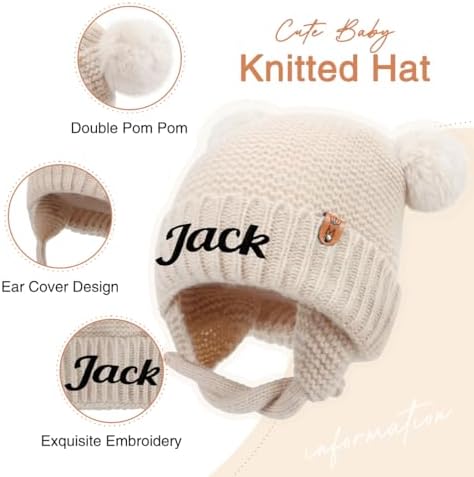 Personalized Baby Beanie Hats