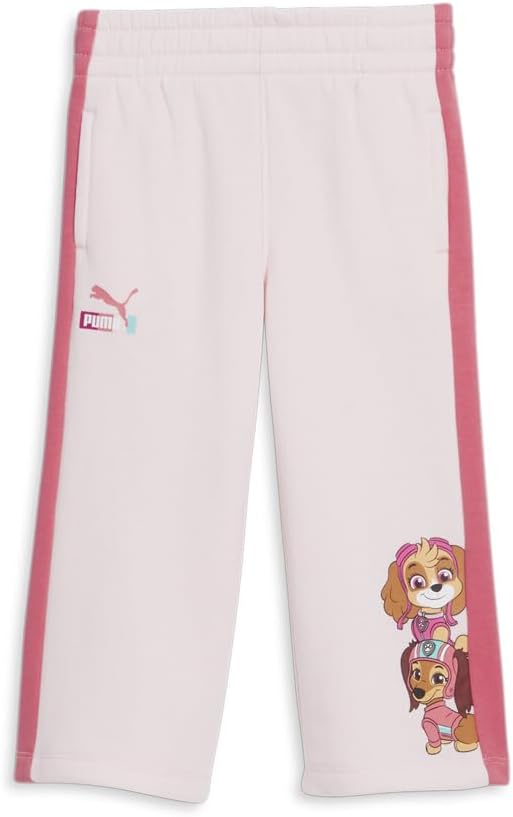 PUMA Style Duo T7 Sweatpants toddler girls casual Pink 2T Size
