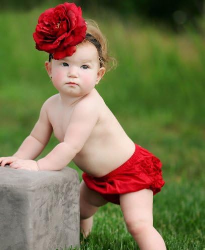 RuffleButts BabyToddler Girls Ruffled Woven Bloomers