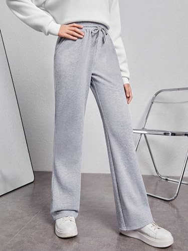 SweatyRocks Girls Drawstring Waist Pants HighWaisted Dance Workout Running Enjoyment