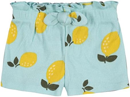 Gerber Baby Girls Toddler 3-Pack Pull-On Knit Shorts