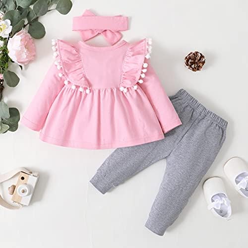Toddler Girls Cotton-Blend T-Sweatshirt Cargo Pants Set