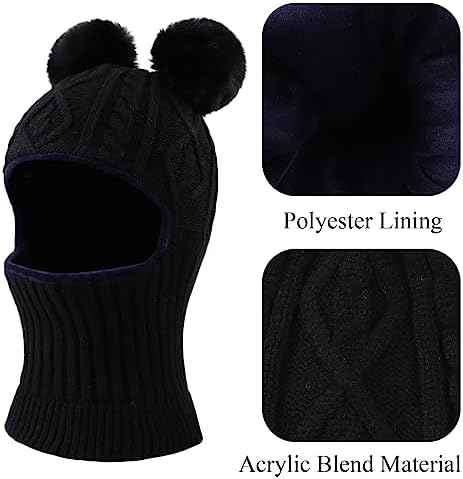 JANGANNSA Winter Baby Beanie with Pompom
