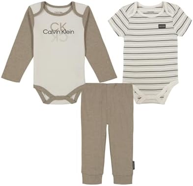 Calvin Klein Boys 3-Piece Creepers Set