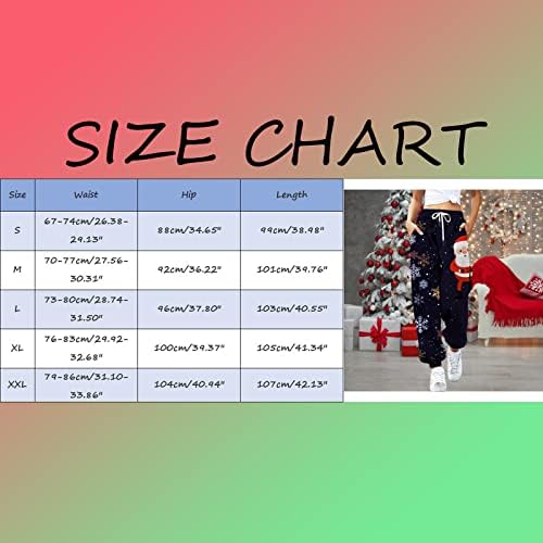 ZYXTIM Womens Comfy Christmas Printed Joggers