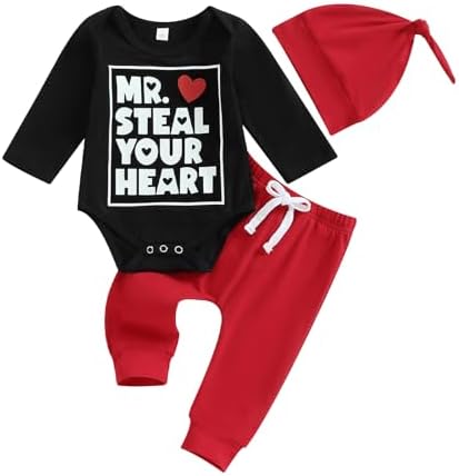 My First Valentines Day Baby Boy Outfit