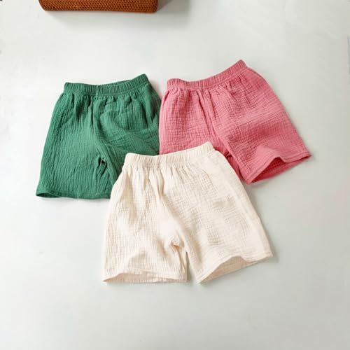 Baby Boys Cotton Linen Shorts - Summer Half Pants
