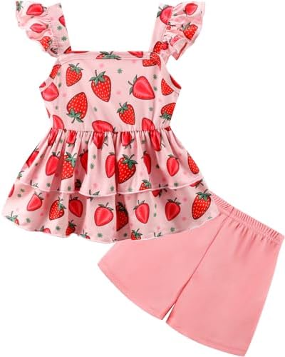 Akyzic Little Girls Summer Outfit