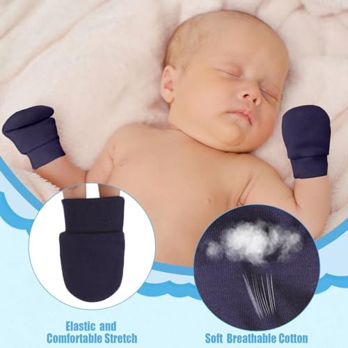 Twistover 18 Pairs Perfect for Premie Babies No Scratch Cotton Gloves
