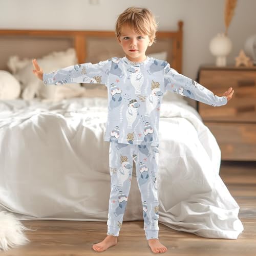 WIFIU Pajama Sets Ultra Soft Cozy 2-Piece Sleepwear for Kids