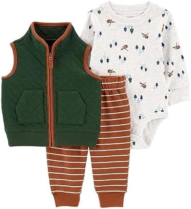 Carters Baby Boys Little Vest Pants Set