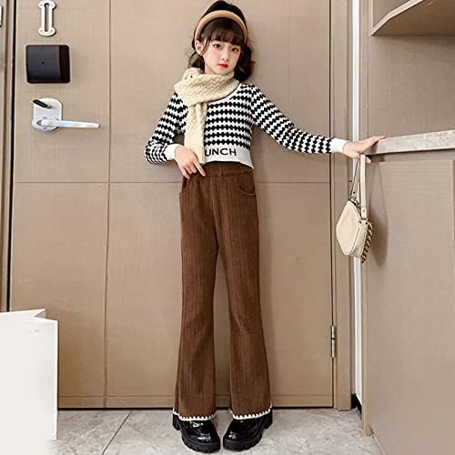 Slim High-Waisted Corduroy Flare Pants for Toddler Girls