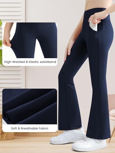 Adarl Girls Flare Yoga Pants