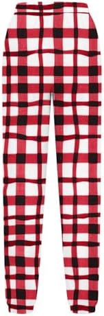 Teen Girls Plaid Joggers