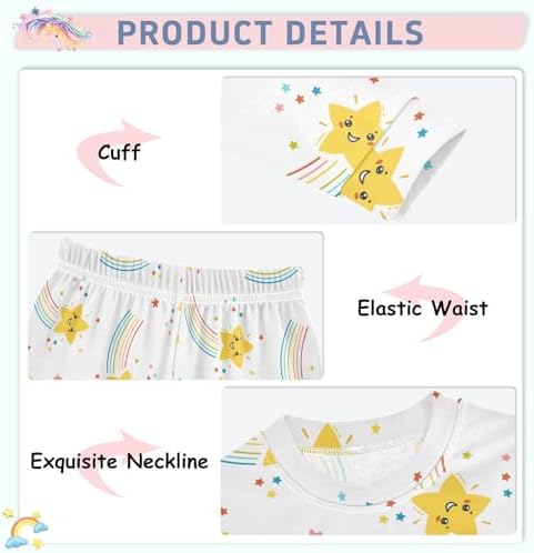 WIFIU Pajama Sets - Lightweight Cotton Sleepwear for Kids