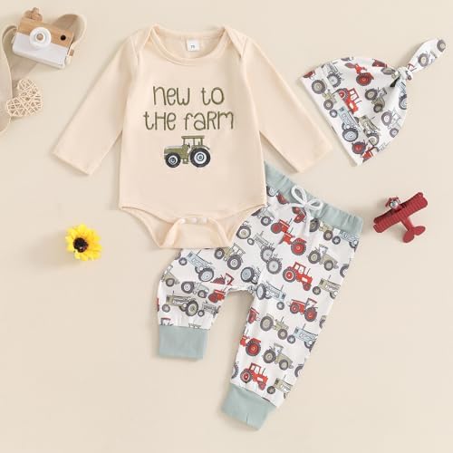 Newborn Baby Boy Farm Print Set