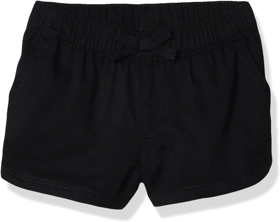 Cute Baby Girls Pull-On Chambray Shorts