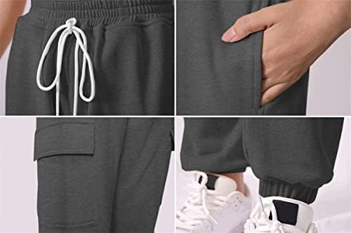 SANGTREE Girls Drawstring Cargo Jogger Pants