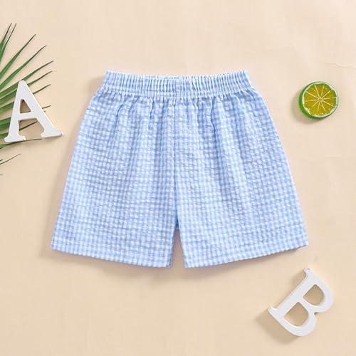 Fun Gingham Casual Shorts for Toddler Babies